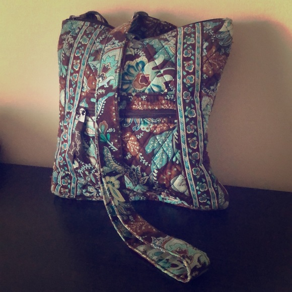 Vera Bradley Handbags - RETIRED Vera Bradley Java Blue Crossbody Bag